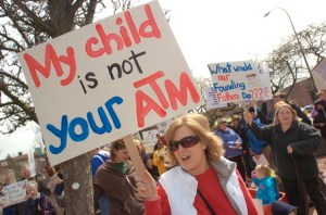 tea party my child is not your atm