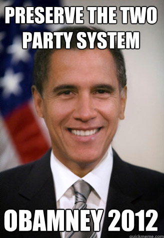 obamney preserve 2 party system